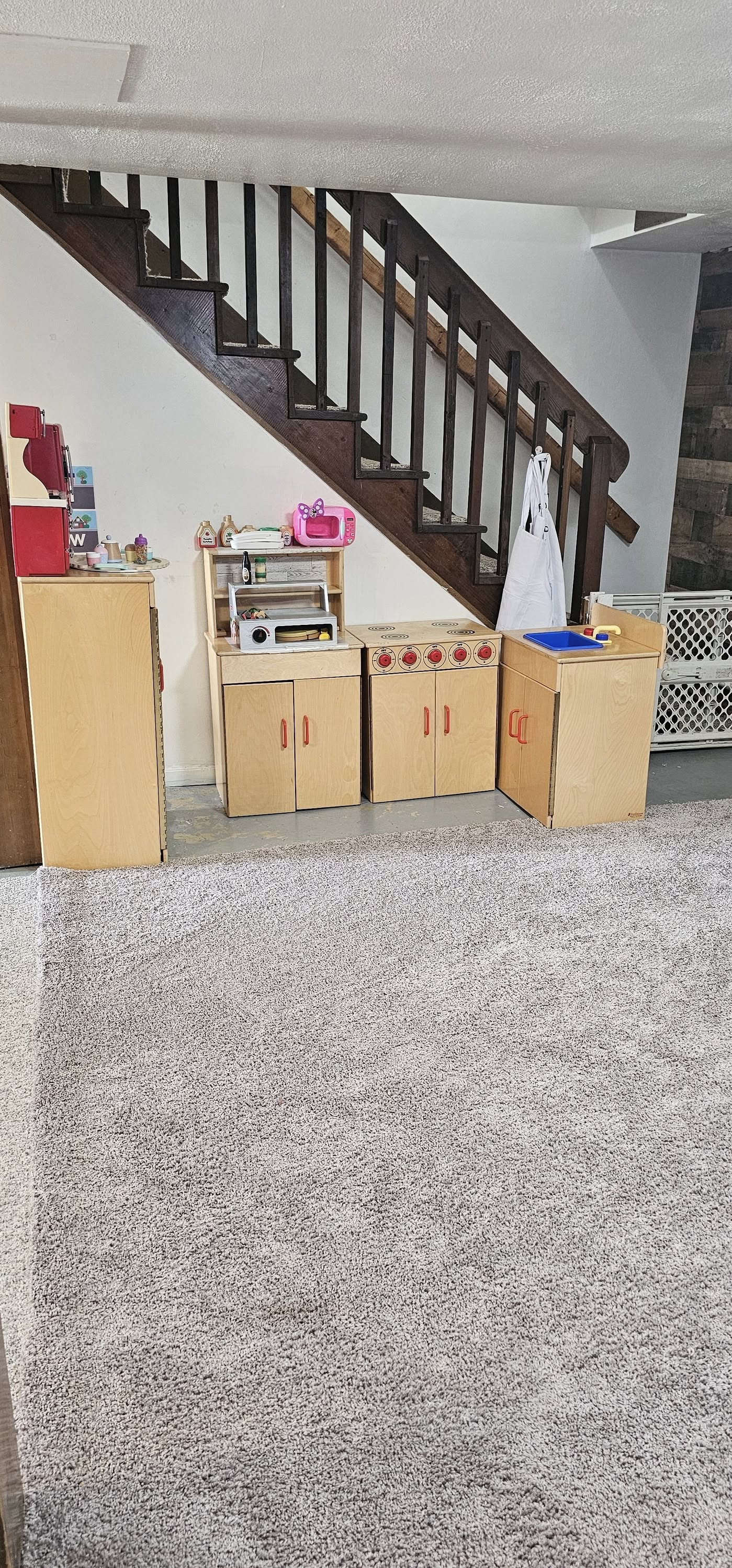 Play kitchen area