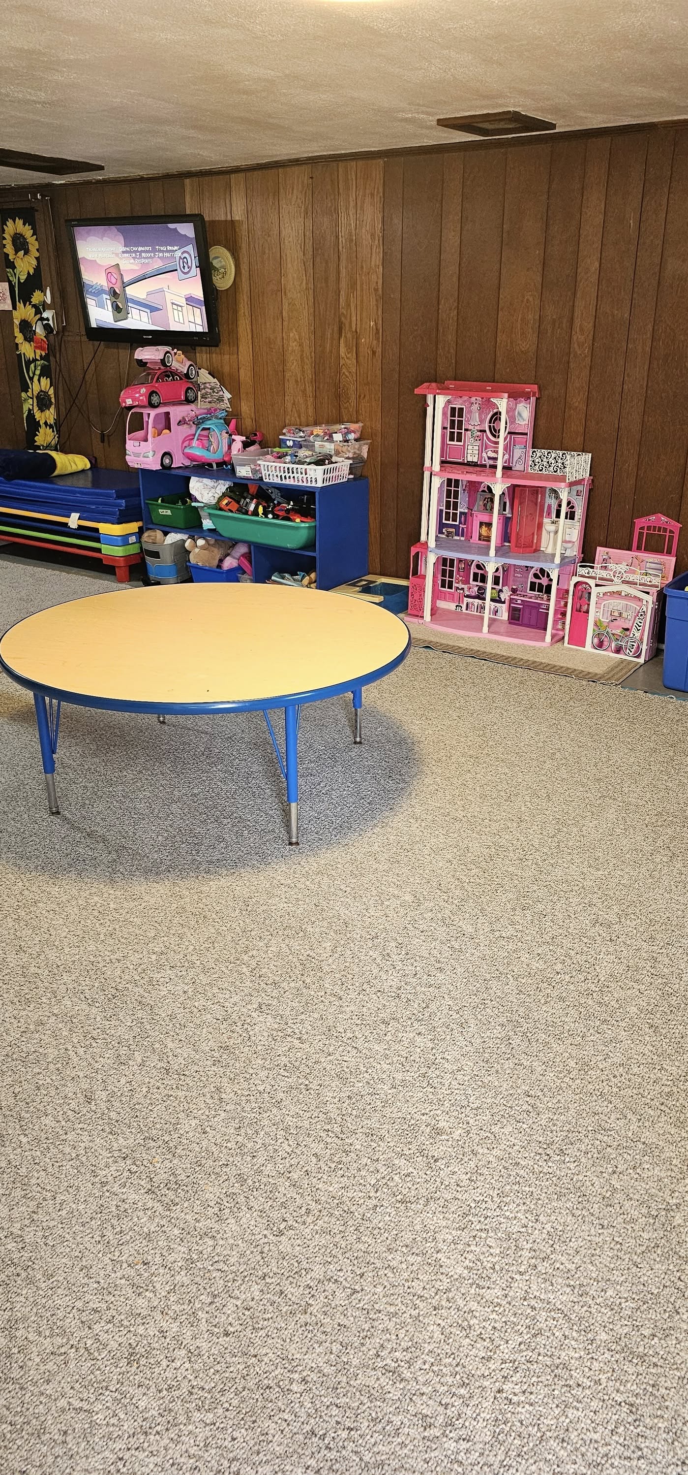 The main playroom at Carol's Family Daycare